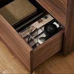 Table de chevet Breeze en noyer