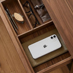 Table de chevet Breeze en noyer