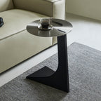 Table d'appoint ronde en acier inoxydable Sea Lion