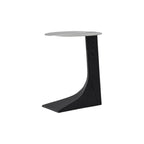 Table d'appoint ronde en acier inoxydable Sea Lion