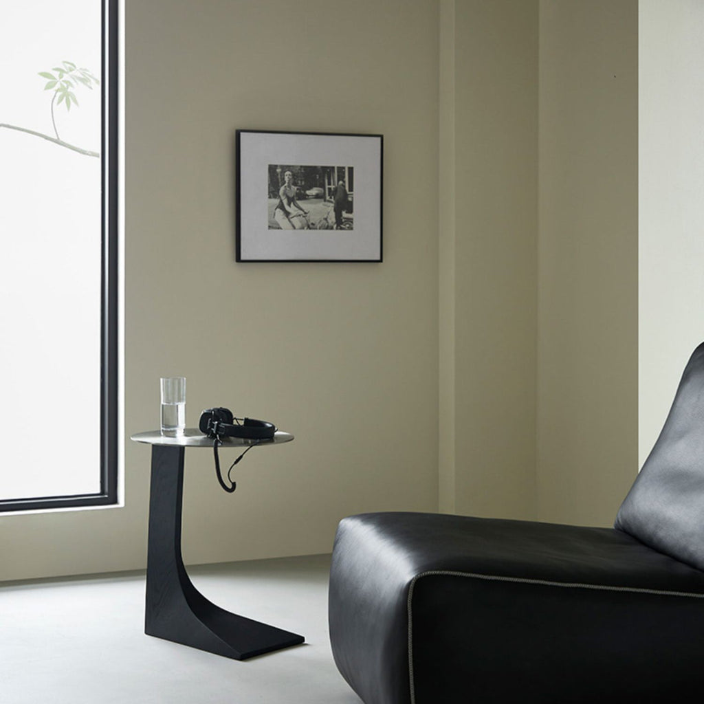 Table d'appoint ronde en acier inoxydable Sea Lion