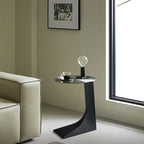 Table d'appoint ronde en acier inoxydable Sea Lion