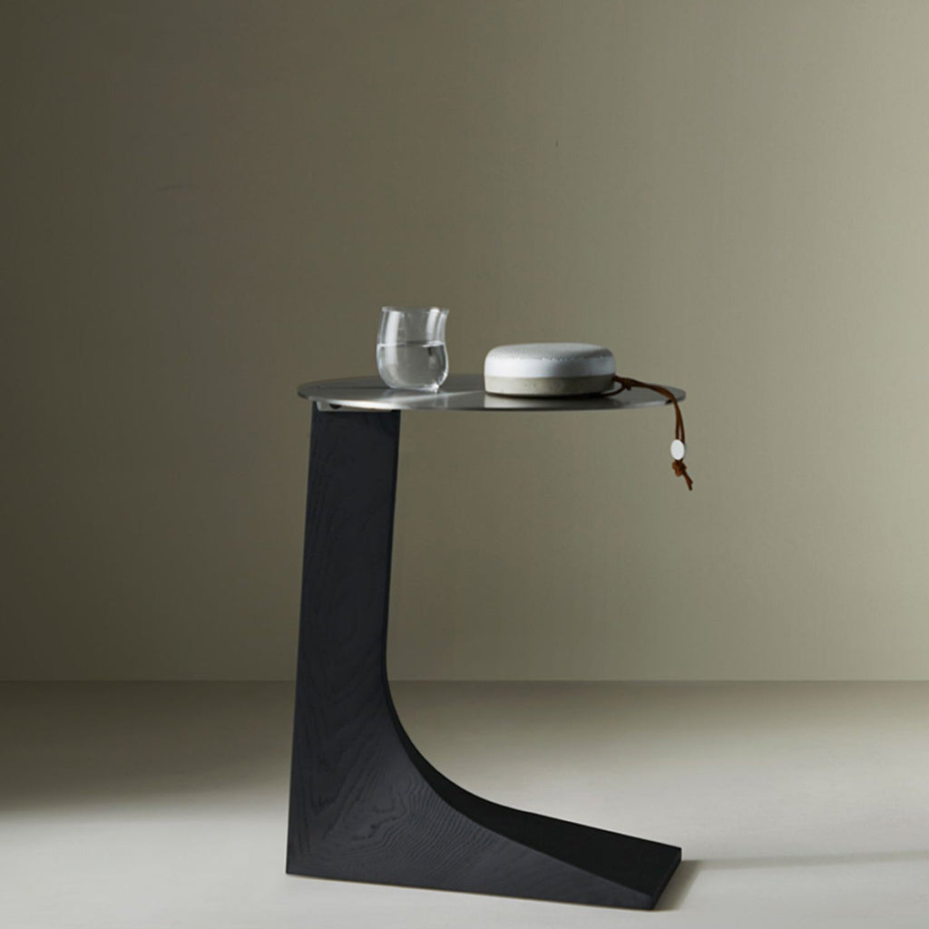 Table d'appoint ronde en acier inoxydable Sea Lion