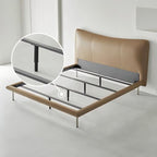 Lit en cuir Choco Swirl