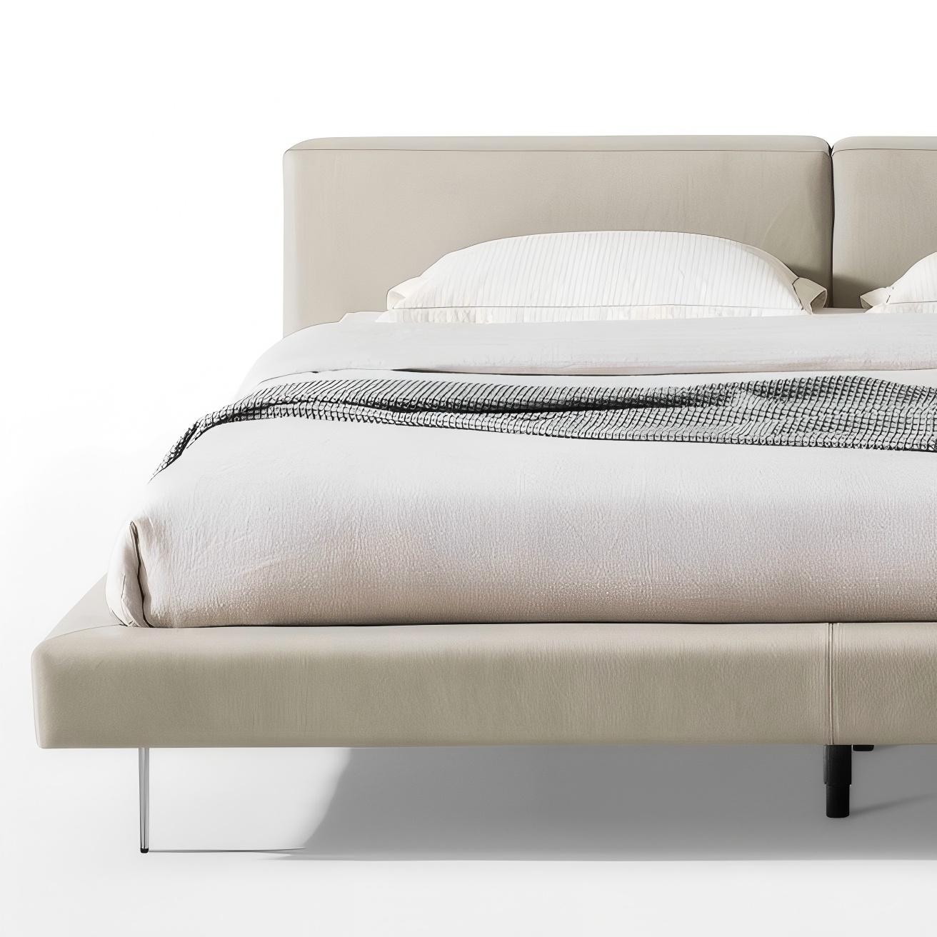 Lit en cuir Charcoal Toast