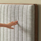 Lit en tissu à bords muffins