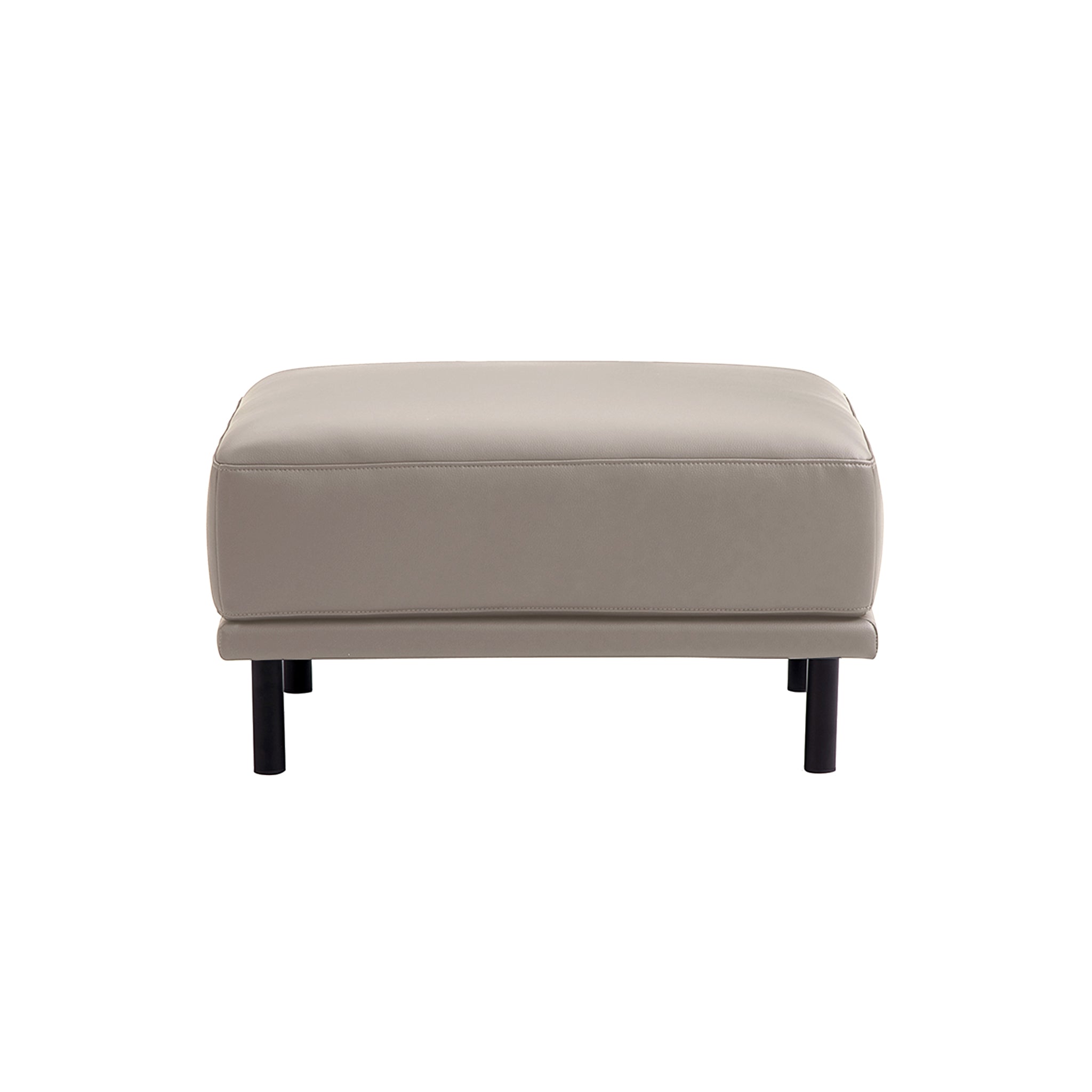 Canapé ottoman en cuir noble