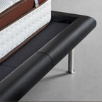 Lit en cuir Choco Swirl