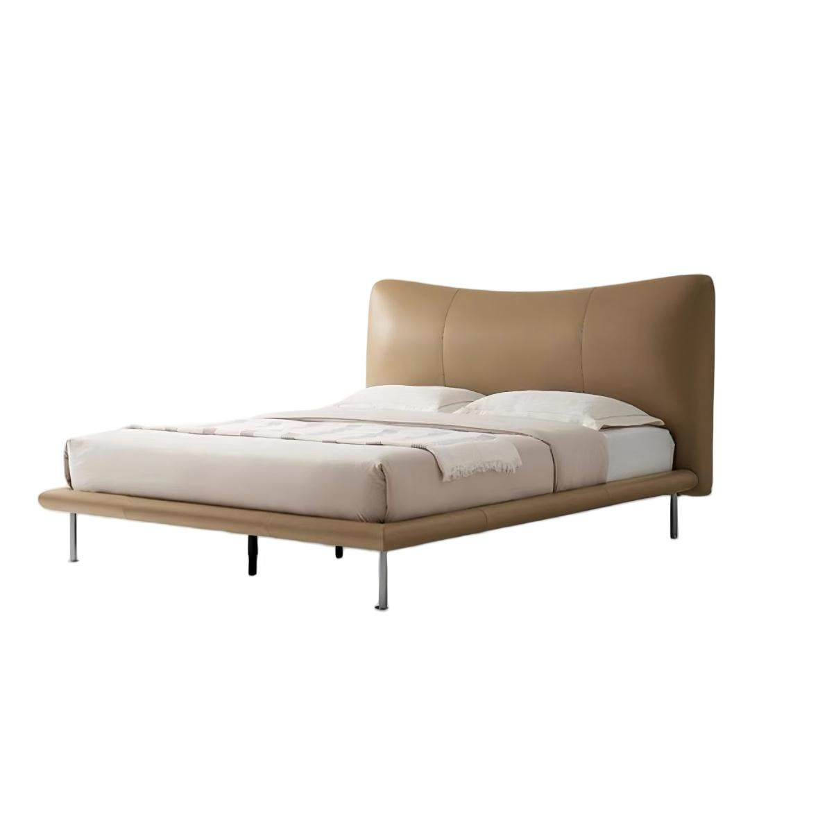 Lit en cuir Choco Swirl