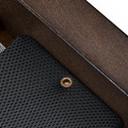 Lit en cuir de pain d'érable