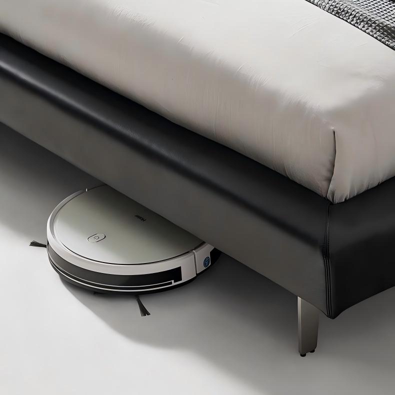 Lit en cuir Charcoal Toast