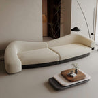 Canapé incurvé en velours haut de gamme Arcana