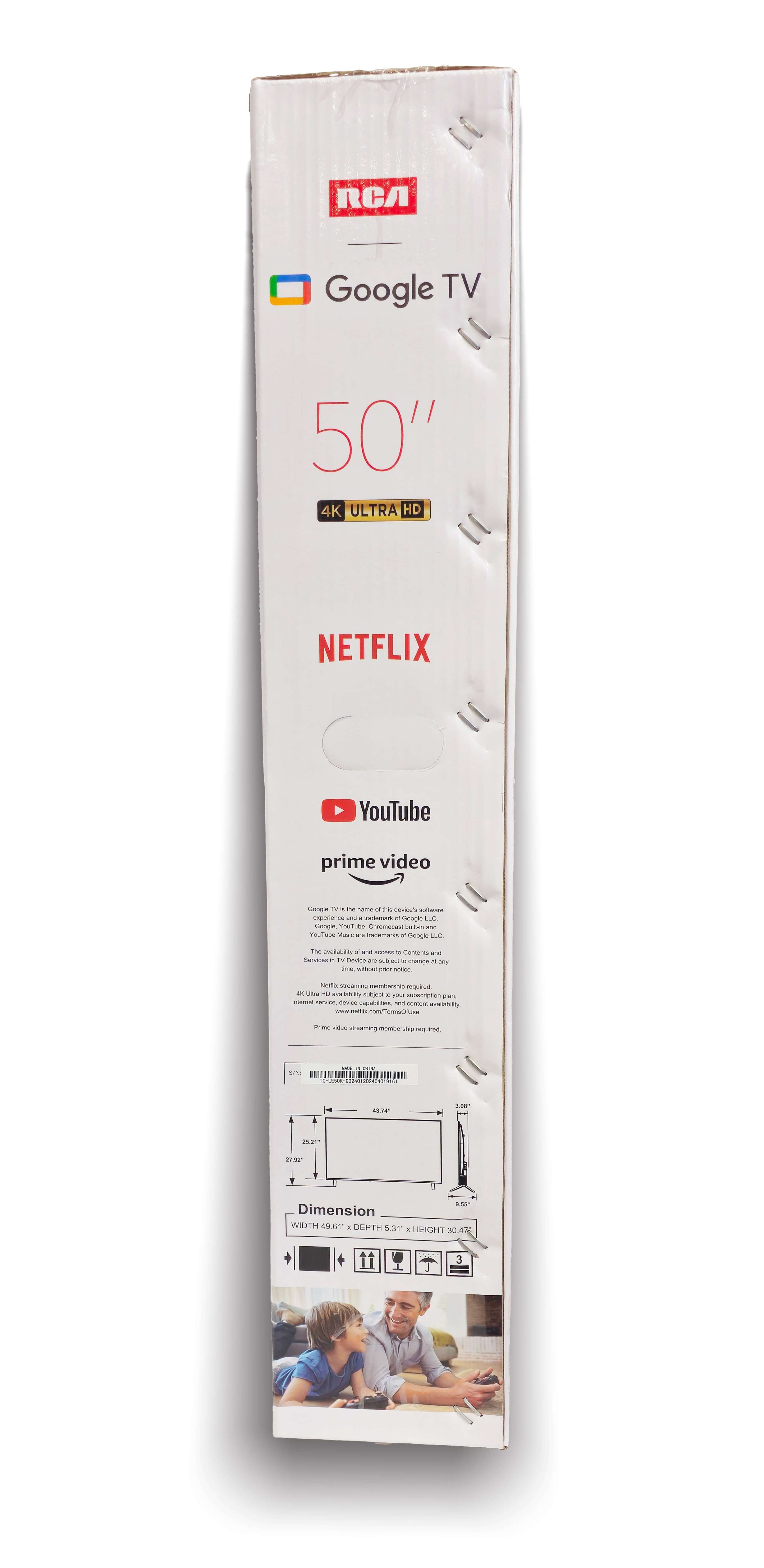 Téléviseur LED intelligent RCA 50 (4K) UHD (TC-LE50K-GO2401) Google TV