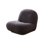 Fauteuil d'appoint gris Puff