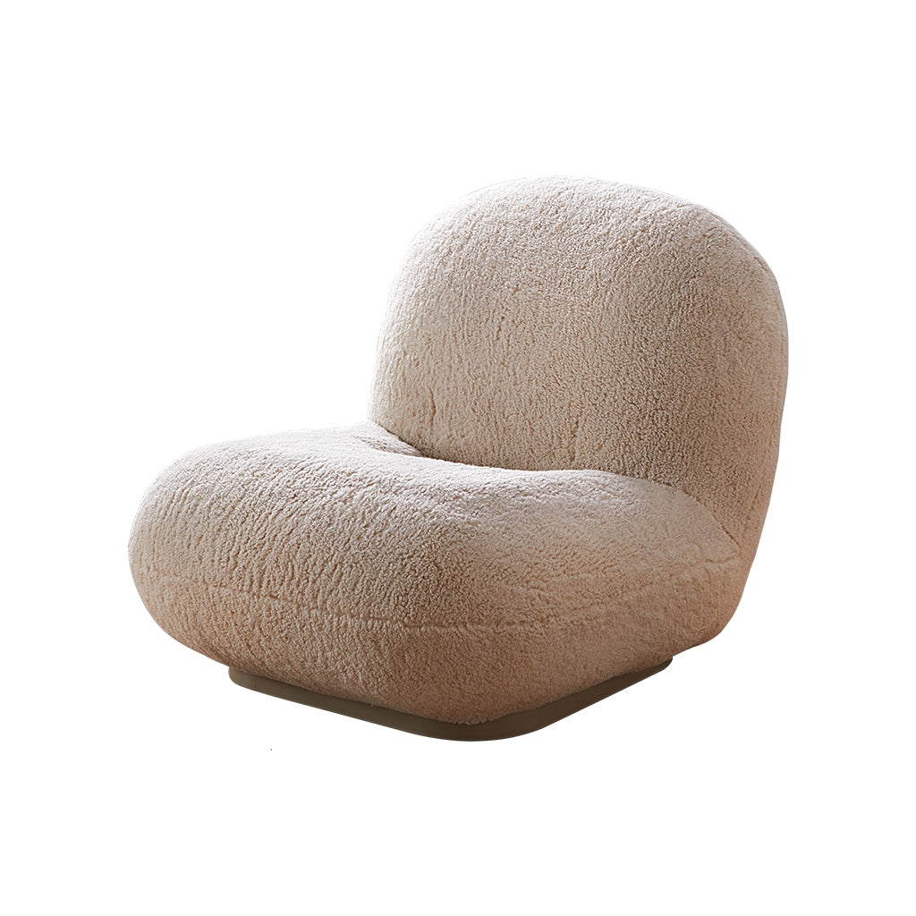 Fauteuil d'appoint gris Puff