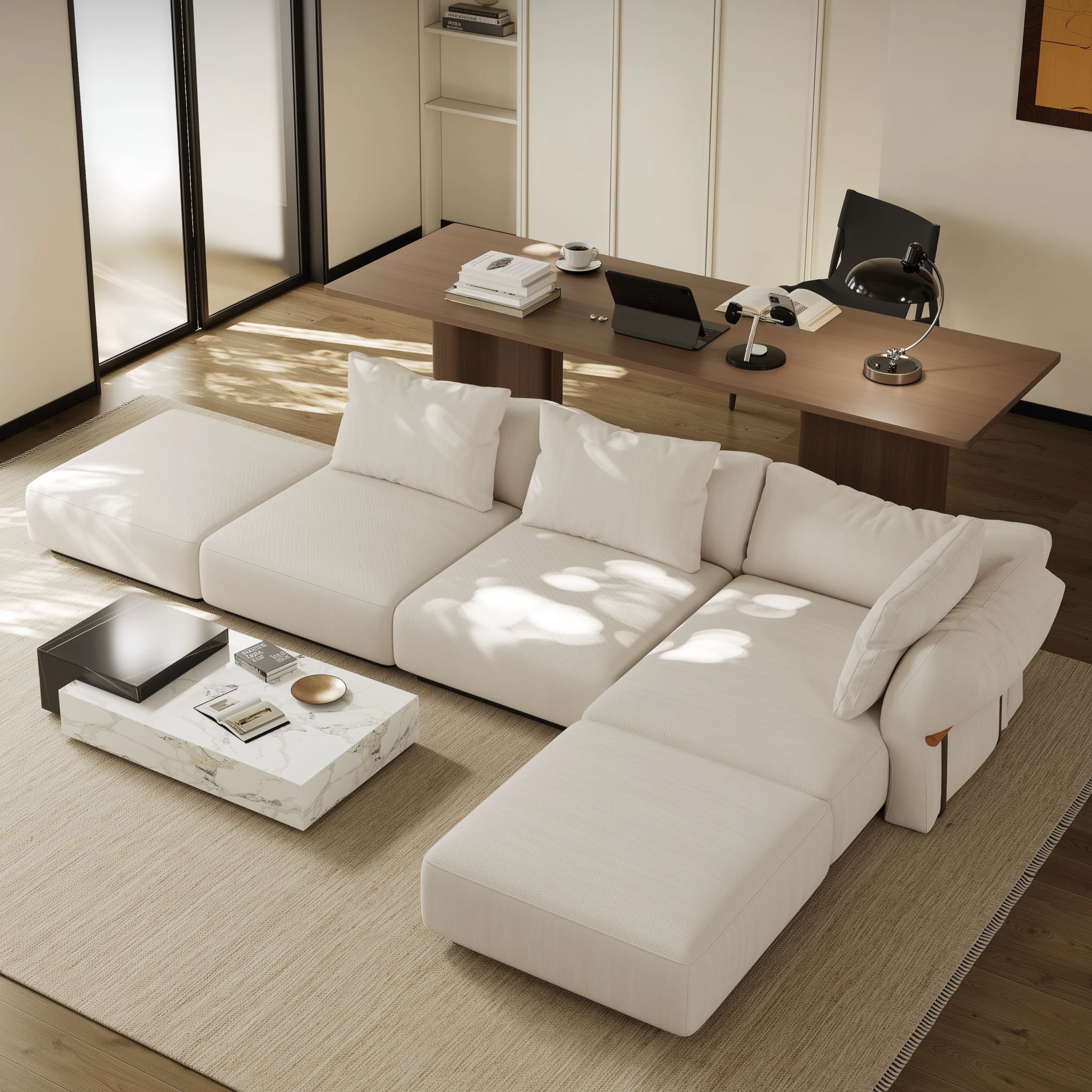 Canapé sectionnel modulaire Crestview