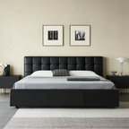 Lit en cuir Sugar Cube