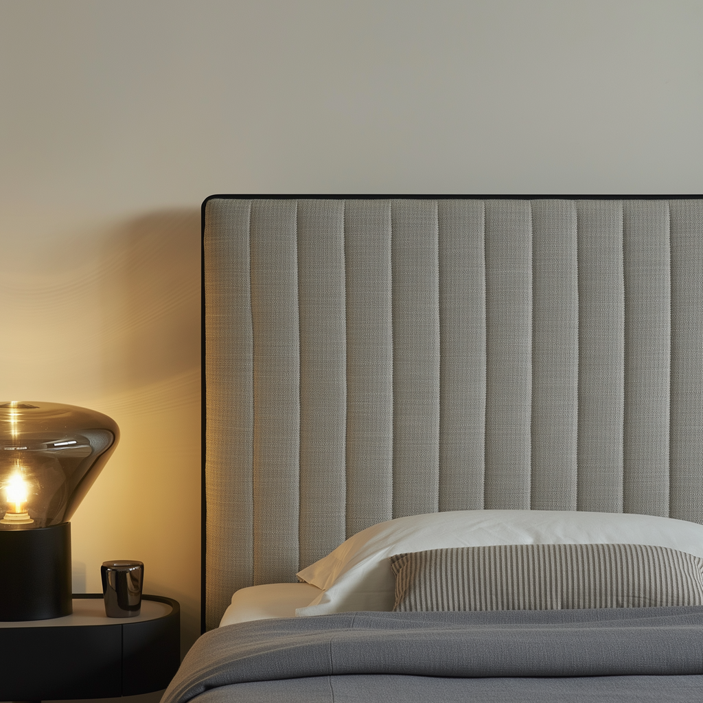 Lit en tissu à bords muffins