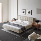 Lit en cuir Mocha Slice