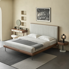 Lit en tissu à bords muffins