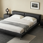 Lit en cuir Charcoal Toast