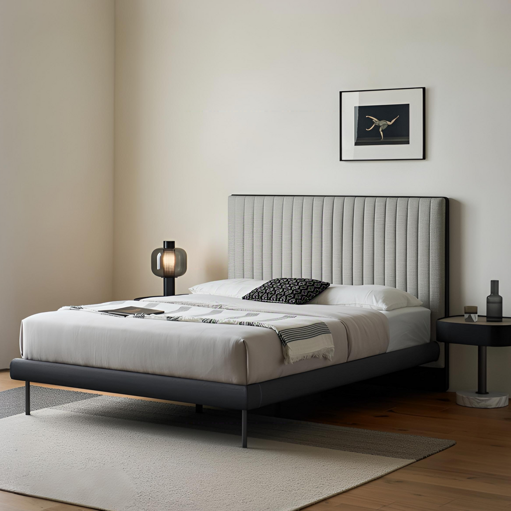 Lit en tissu à bords muffins