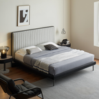 Lit en tissu à bords muffins