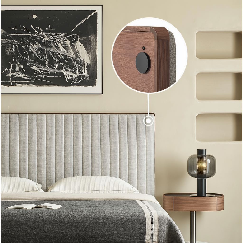 Lit en tissu à bords muffins