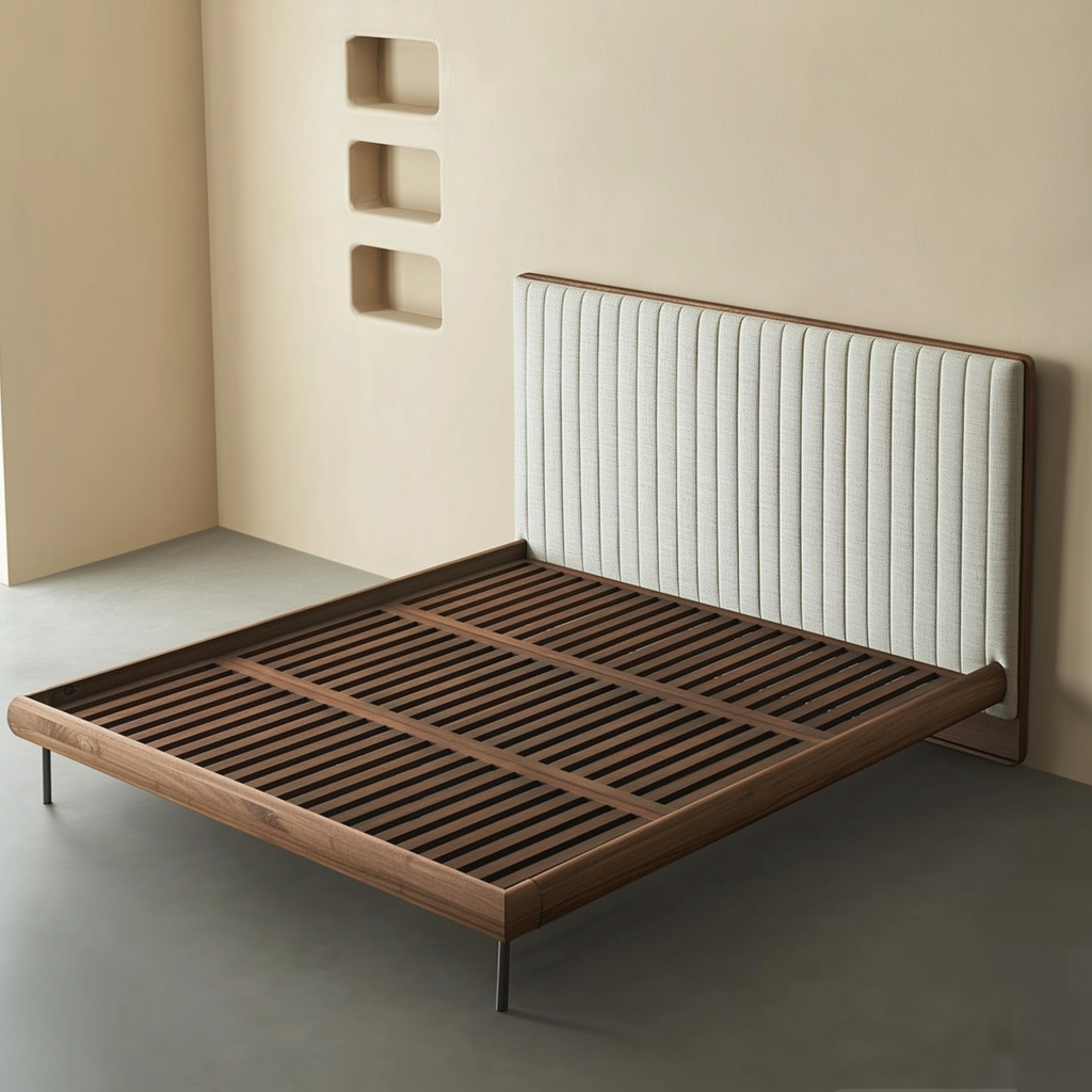 Lit en tissu à bords muffins